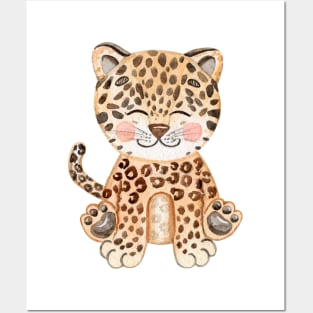 Cute leopard Posters and Art